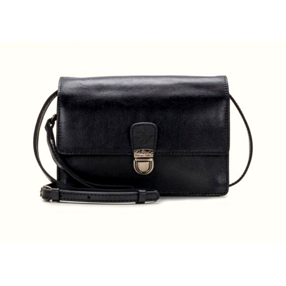 Patricia Nash Lanza Crossbody Organizer Heritage Bag Black - Picture 2 of 7